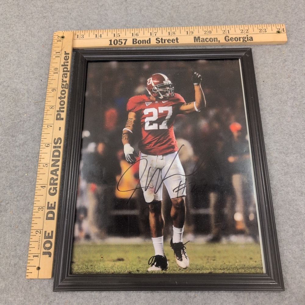 Justin Woodall Alabama Crimson Tide Signed Framed Photo Autograph 27 Bama NCAA - Picture 2 of 3